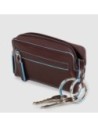 Astuccio portachiavi a due anelli Piquadro Blue Square – Mogano Astuccio portachiavi a due anelli Piquadro Blue Square – Mogano