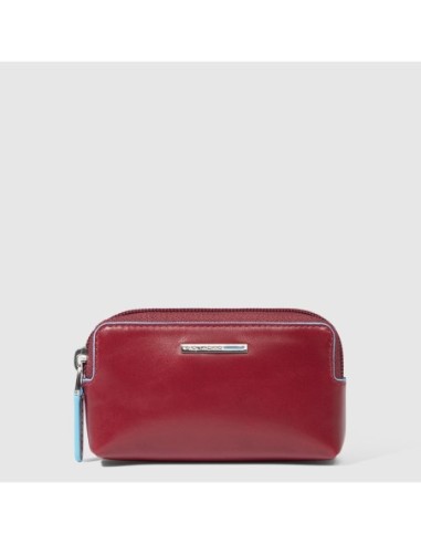Astuccio portachiavi a due anelli Piquadro Blue Square – Rosso - foto 1