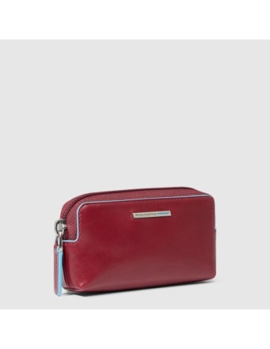 Astuccio portachiavi a due anelli Piquadro Blue Square – Rosso - foto 2