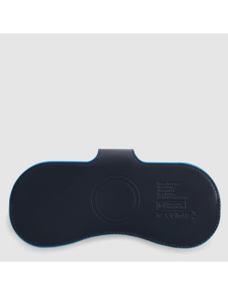 Custodia porta occhiali MagSafe con tracker Piquadro Blue Square – Blu notte - foto 2