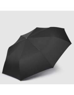 Ombrello automatico grande open/close antivento Piquadro Umbrella – Nero - foto 1 2