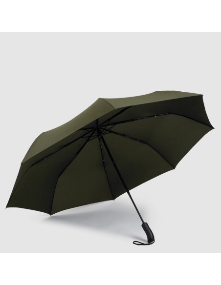 Ombrello automatico grande open/close antivento Piquadro Umbrella – Verde militare - foto 6