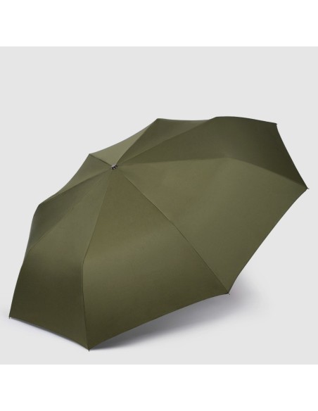 Ombrello automatico grande open/close antivento Piquadro Umbrella – Verde militare - foto 7