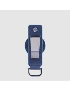Portachiavi per AirTag e CONNEQU 4.0 Piquadro Blue Square – Blu notte - foto 1 2