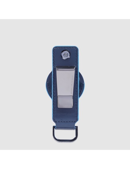 Portachiavi per AirTag e CONNEQU 4.0 Piquadro Blue Square – Blu notte - foto 2