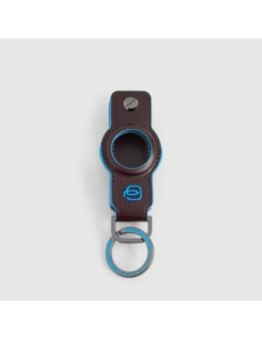 Portachiavi per AirTag e CONNEQU 4.0 Piquadro Blue Square – Mogano - foto 1