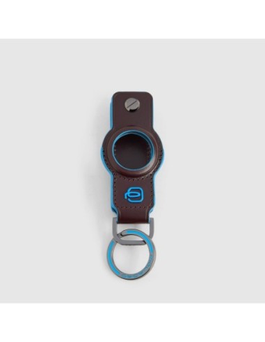 Portachiavi per AirTag e CONNEQU 4.0 Piquadro Blue Square – Mogano - foto 1