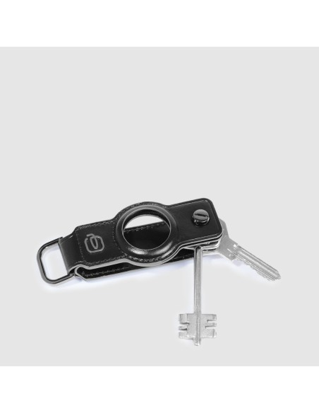 Portachiavi per AirTag e CONNEQU 4.0 Piquadro Blue Square – Nero - foto 4