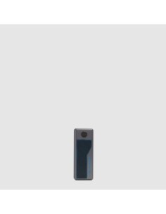 Portachiavi con fermasoldi personalizzabile Piquadro Blue Square – Blu notte - foto 1