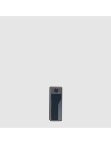 Portachiavi con fermasoldi personalizzabile Piquadro Blue Square – Blu notte - foto 1