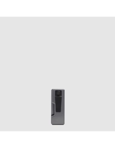 Portachiavi con fermasoldi personalizzabile Piquadro Blue Square – Nero - foto 2