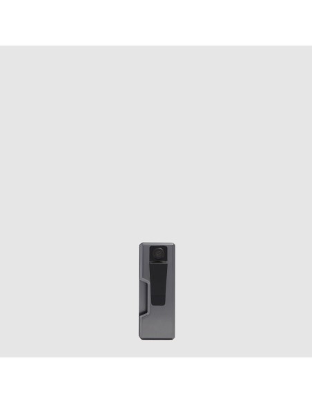Portachiavi con fermasoldi personalizzabile Piquadro Blue Square – Nero - foto 2