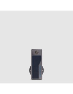 Portachiavi con porta AirTag. personalizzabile Piquadro Blue Square – Blu notte - foto 1