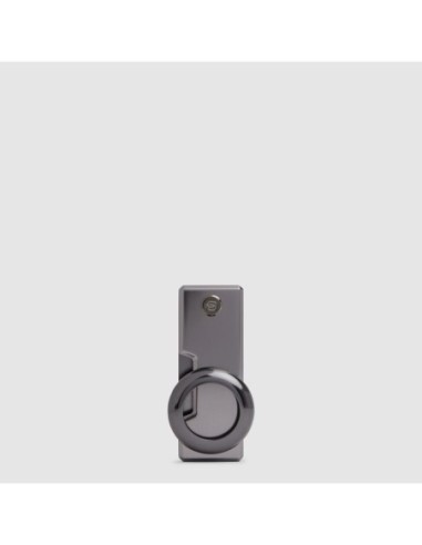 Portachiavi con porta AirTag. personalizzabile Piquadro Blue Square – Blu notte - foto 2