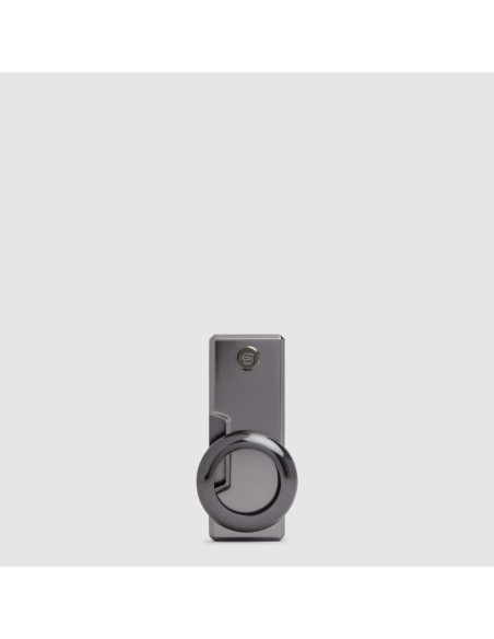 Portachiavi con porta AirTag. personalizzabile Piquadro Blue Square – Blu notte - foto 2