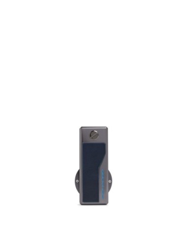 Portachiavi con porta AirTag. personalizzabile Piquadro Blue Square – Blu notte - foto 3