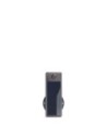 Portachiavi con porta AirTag, personalizzabile Piquadro Blue Square – Blu notte Portachiavi con porta AirTag, personalizzabile Piquadro Blue Square – Blu notte