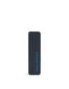 Portachiavi personalizzabile in pelle con tracker Piquadro Blue Square – Blu notte