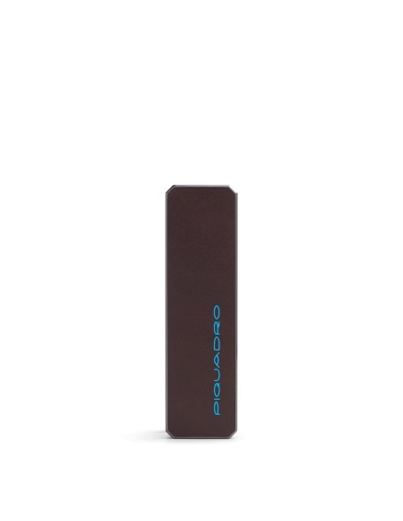 Portachiavi personalizzabile in pelle con tracker Piquadro Blue Square – Mogano - foto 4