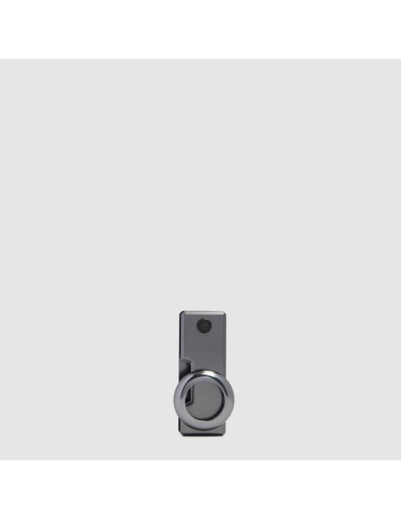Portachiavi con porta AirTag. personalizzabile Piquadro Modus Speciale – Nero - foto 2