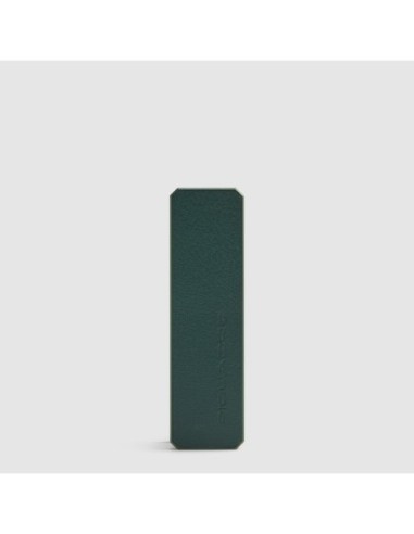 Portachiavi personalizzabile in pelle con tracker Piquadro S145 – Verde - foto 1