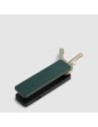Portachiavi personalizzabile in pelle con tracker Piquadro S145 – Verde