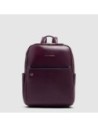 Zaino donna in pelle porta pc 14" Piquadro Blue Square – Bordeaux