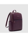 Zaino donna in pelle porta pc 14" Piquadro Blue Square – Bordeaux