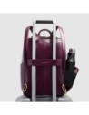 Zaino donna in pelle porta pc 14" Piquadro Blue Square – Bordeaux