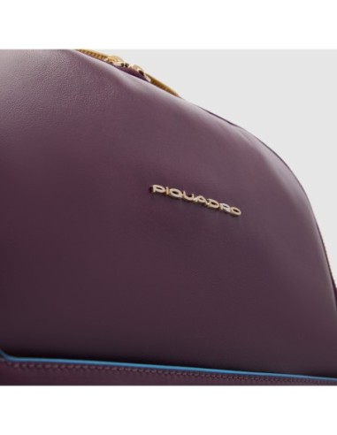 Zaino donna in pelle porta pc 14 Piquadro Blue Square – Bordeaux - foto 7