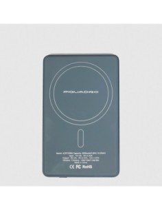 Power bank MagSafe da 5000 mAh ultra sottile Piquadro BagMotic – Grigio - foto 1