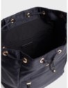 Zaino Medium con patta in tessuto Op Borbonese B-Club – Dark black