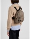 Zaino Medium con zip in tessuto Op Borbonese B-Club – Op naturale/nero Zaino Medium con zip in tessuto Op Borbonese B-Club – Op naturale/nero