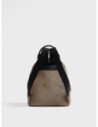 Zaino Medium con zip in tessuto Op Borbonese B-Club – Op naturale/nero Zaino Medium con zip in tessuto Op Borbonese B-Club – Op naturale/nero