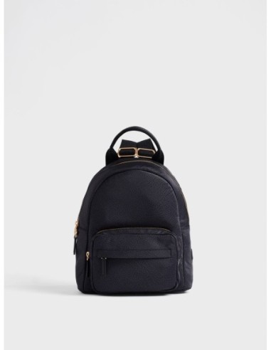 Zaino Medium con zip in tessuto Op Borbonese B-Club – Dark black - foto 1