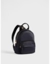 Zaino Medium con zip in tessuto Op Borbonese B-Club – Dark black