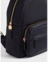 Zaino Medium con zip in tessuto Op Borbonese B-Club – Dark black