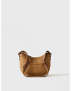Luna Bag Mini borsa a tracolla in tessuto Op Borbonese B-Club – Curry - foto 1