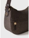Luna Bag Small borsa a tracolla in tessuto Op Borbonese B-Club – Catrame