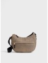 Luna Bag Small borsa a tracolla in tessuto Op Borbonese B-Club – Op naturale/nero