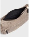 Luna Bag Small borsa a tracolla in tessuto Op Borbonese B-Club – Op naturale/nero