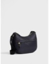 Luna Bag Middle borsa a tracolla in tessuto Op Borbonese B-Club – Dark black