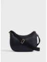Luna Bag Middle borsa a tracolla in tessuto Op Borbonese B-Club – Dark black
