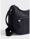 Luna Bag Middle borsa a tracolla in tessuto Op Borbonese B-Club – Dark black