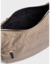 Luna Bag Medium borsa a tracolla in tessuto Op Borbonese B-Club – Op naturale/nero