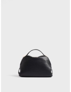 Bauletto Small in pelle stampa cervo Borbonese – Nero - foto 1