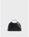 Bauletto Small in pelle stampa cervo Borbonese – Nero Bauletto Small in pelle stampa cervo Borbonese – Nero