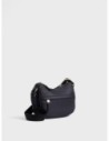 Luna Bag Mini borsa a tracolla in tessuto Op Borbonese B-Club – Dark black