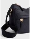 Luna Bag Mini borsa a tracolla in tessuto Op Borbonese B-Club – Dark black