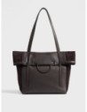 Borsa shopping Large in vitello e crosta scamosciata Borbonese Wave – Cacao/caffè Borsa shopping Large in vitello e crosta scamosciata Borbonese Wave – Cacao/caffè